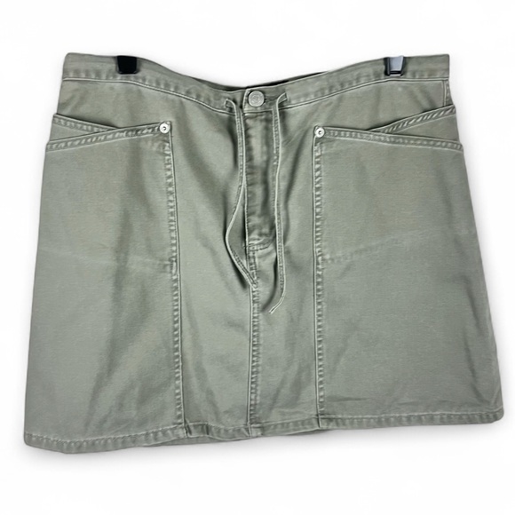 POLO JEANS CO. by Ralph Lauren mini skirt, size M 100% cotton Y2K vintage - Picture 1 of 9